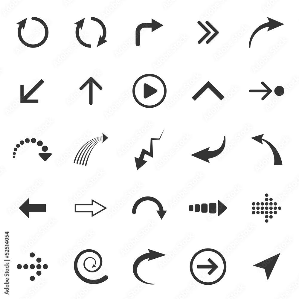 Arrows icons Arrows icons