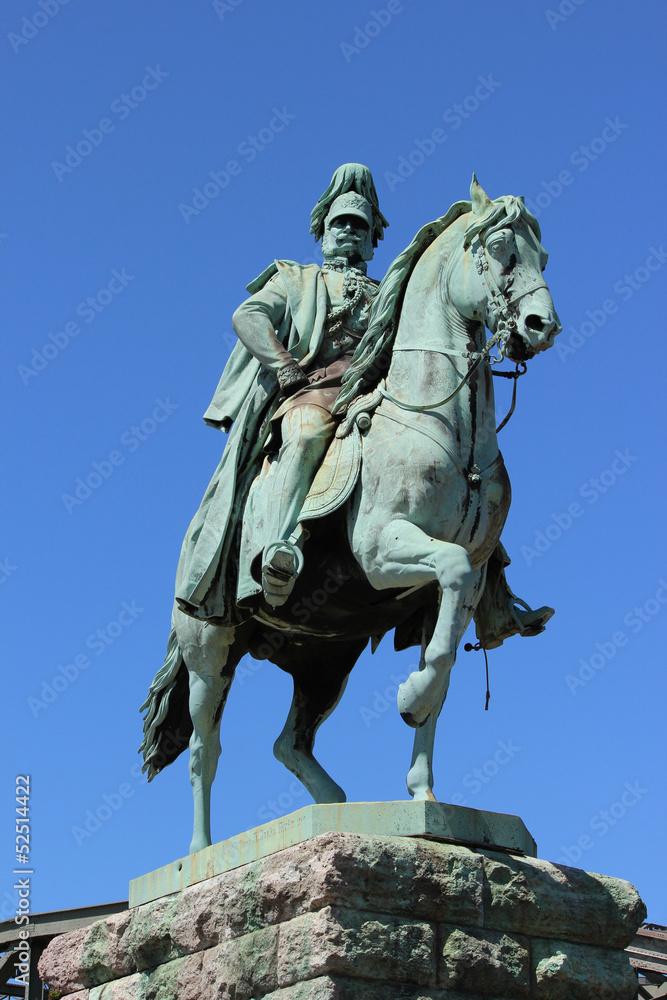 Fototapeta premium Köln Reiterstandbild Kaiser Wilhelm I.