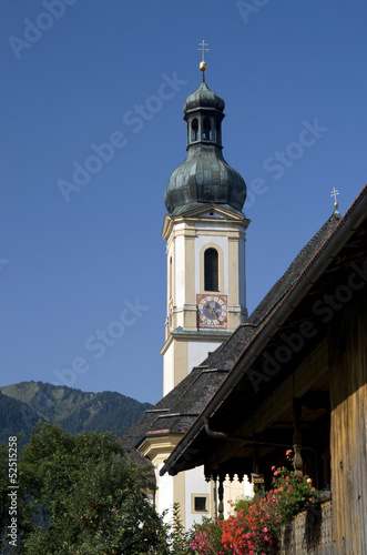 Kath. Pfarrkirche St. Jakob in Lenggries, Oberbayern