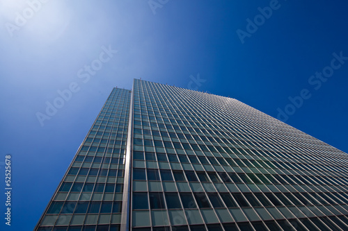 office buildings. modern glass silhouettes of skyscrapers