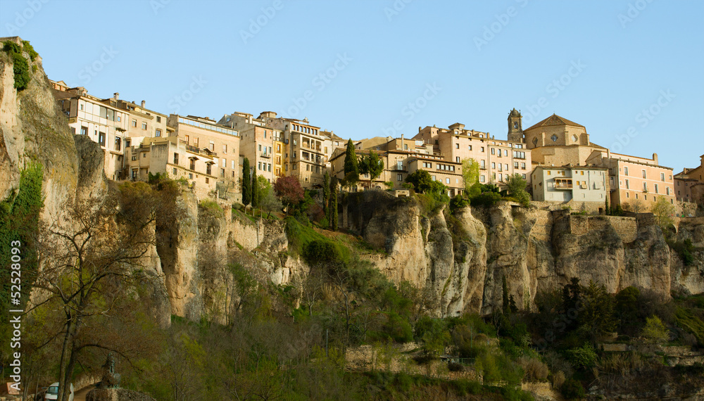 Hanging Houses in the medieval town of Cuenca,  Spain.