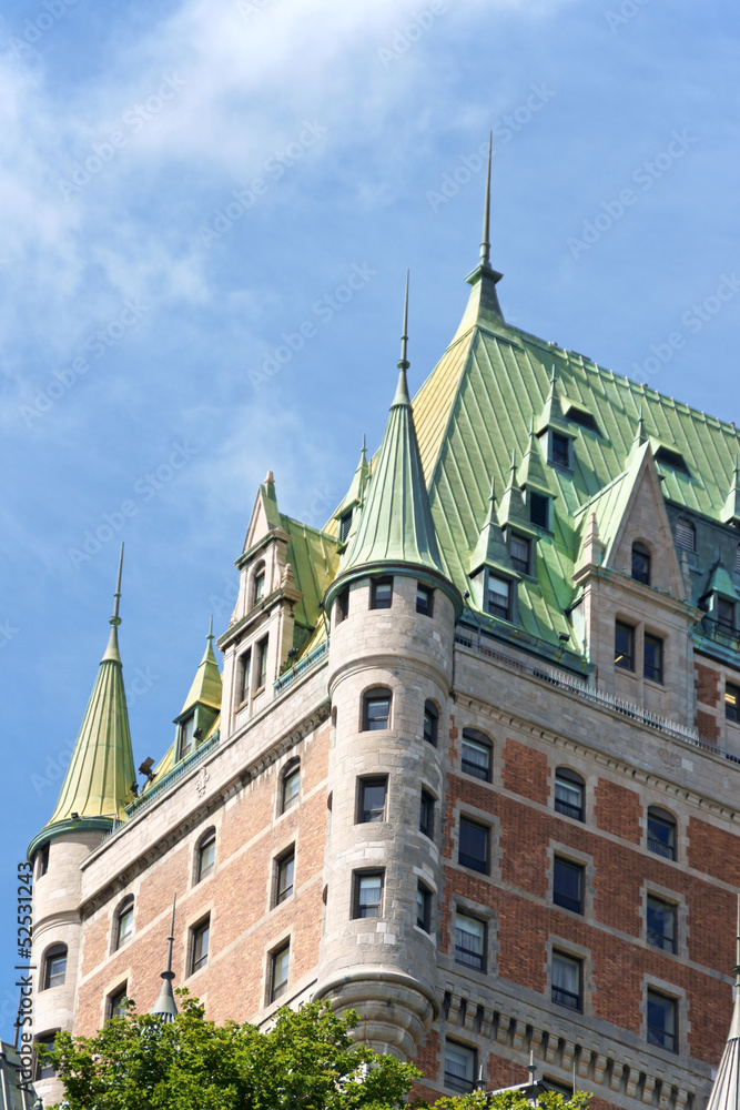 Chateau Frontenac hotel in Quebec City, Canada