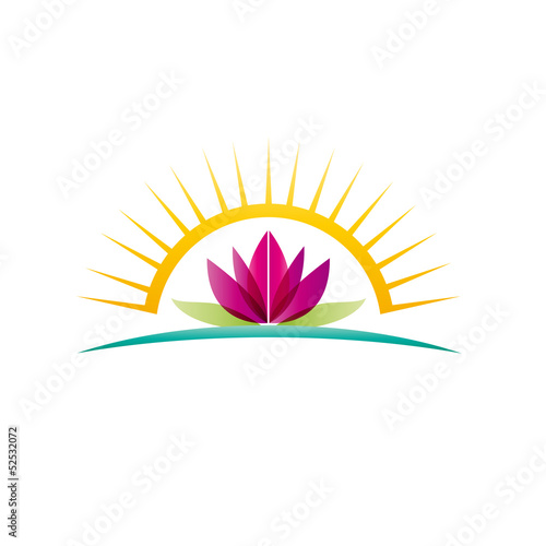 Vector 	Logo spa, yoga and relax