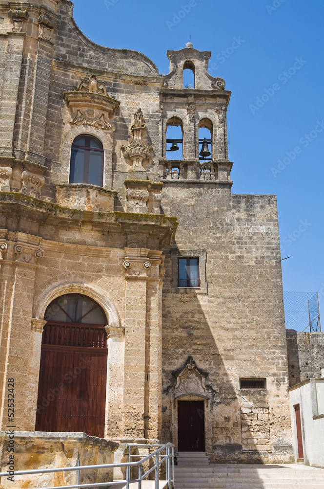 Church of Spirito santo. Francavilla Fontana. Puglia. Italy.