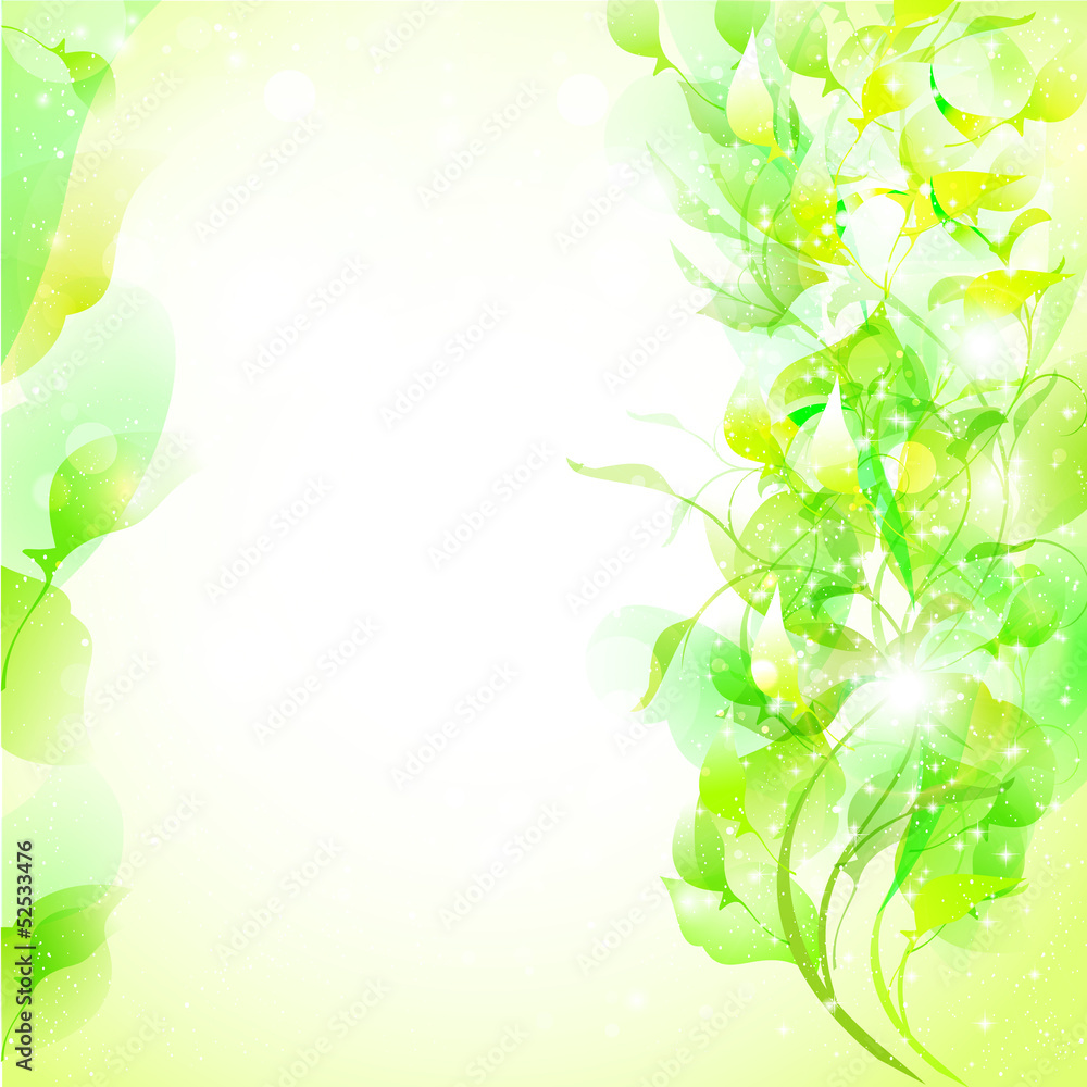 背景　葉　植物