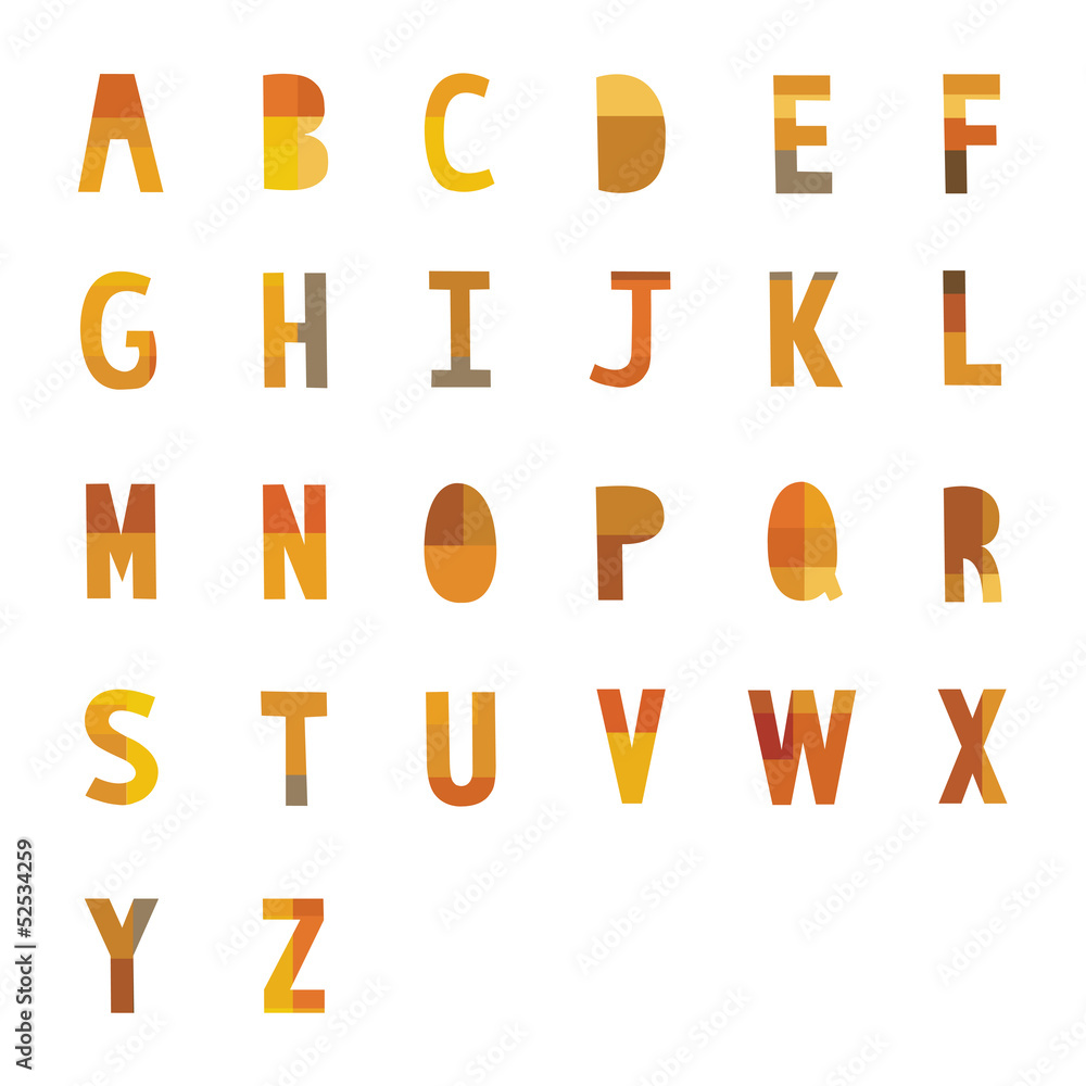 A to Z alphabet A to Z alphabet