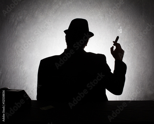 Obraz na plátně mafia dark