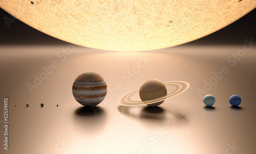 Fototapeta Naklejka Na Ścianę i Meble -  The Solar System blank