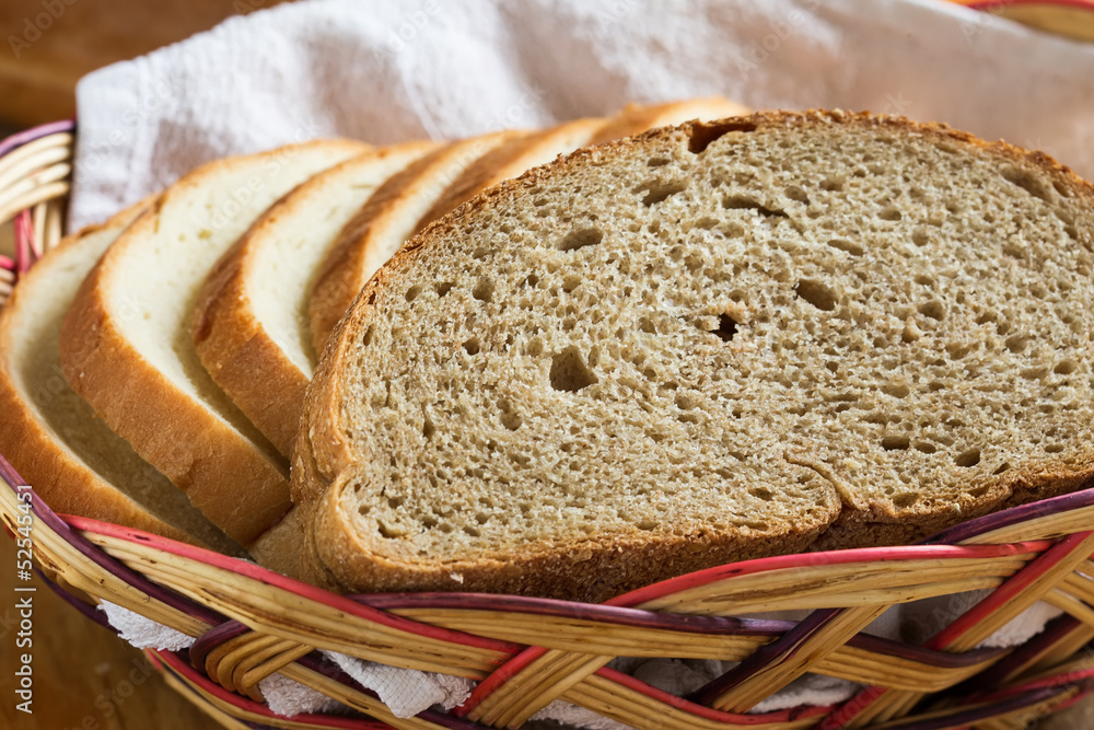 Sliced loaf of bread Sliced loaf of bread
