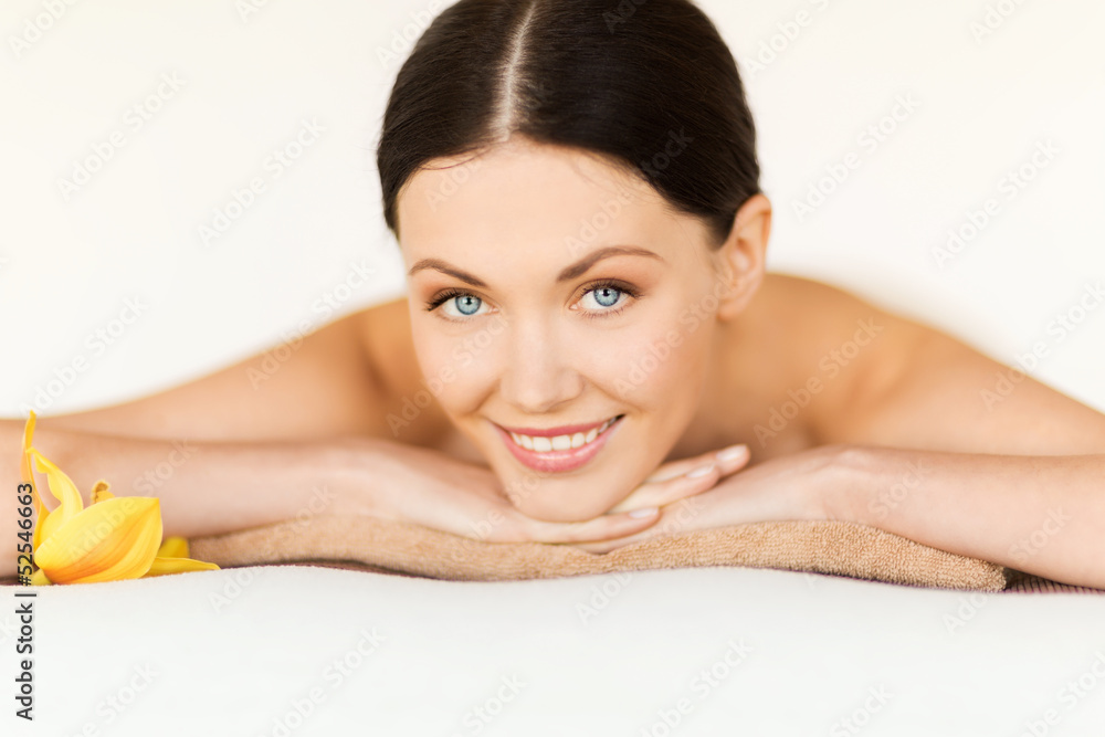 woman in spa woman in spa