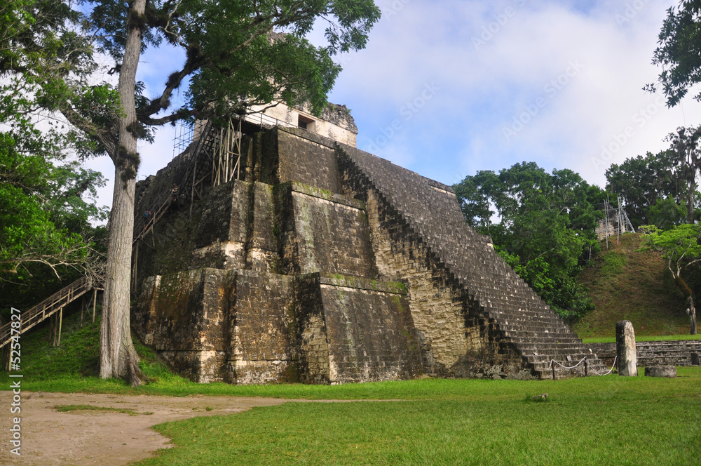 Templo II, Gran Plaza at Tikal, Guatemala