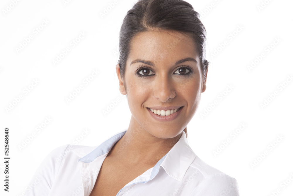 pretty slim fit gorgeous young woman overy white background pretty slim fit gorgeous young woman overy white background