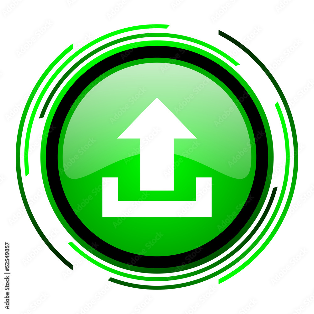 upload green circle glossy icon upload green circle glossy icon