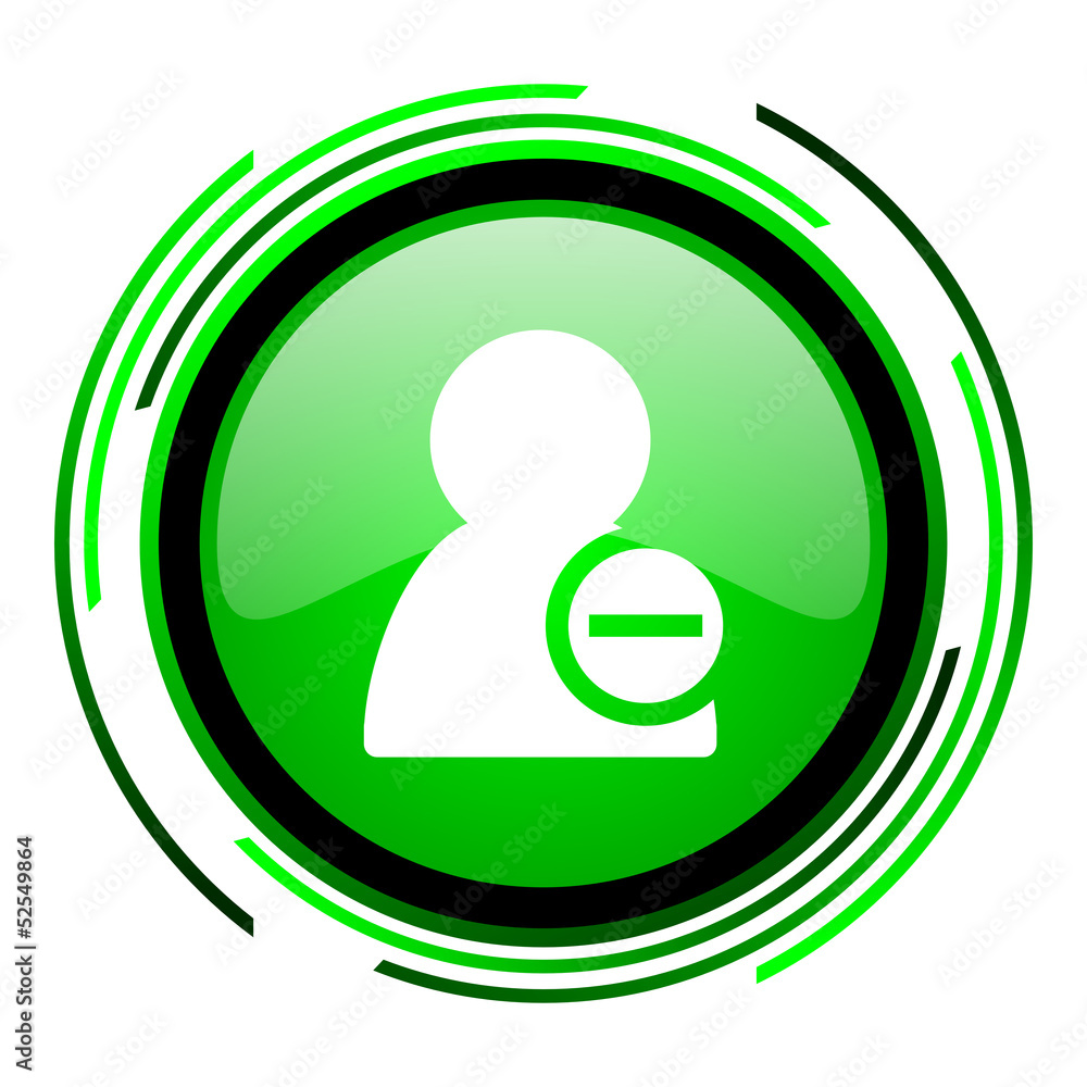 remove contact green circle glossy icon remove contact green circle glossy icon