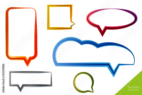 Talk Bubbles Set