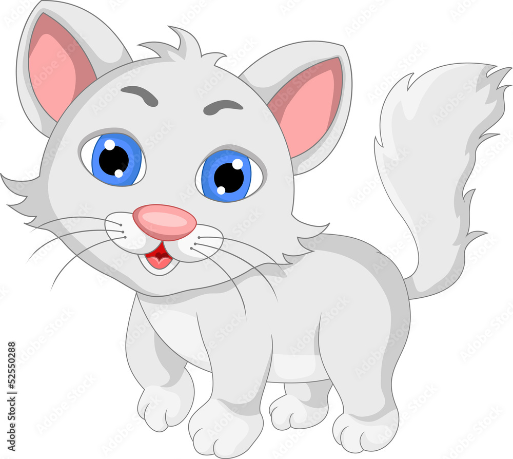 cute white cat cartoon expression cute white cat cartoon expression