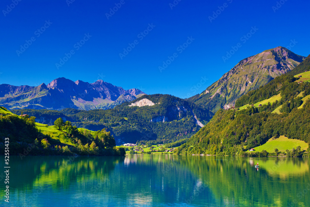 Alps mountain landscape