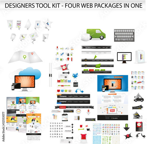 Designers toolkit - Four web packages in one