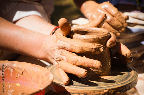 Bilde på lerret Pottery craft
