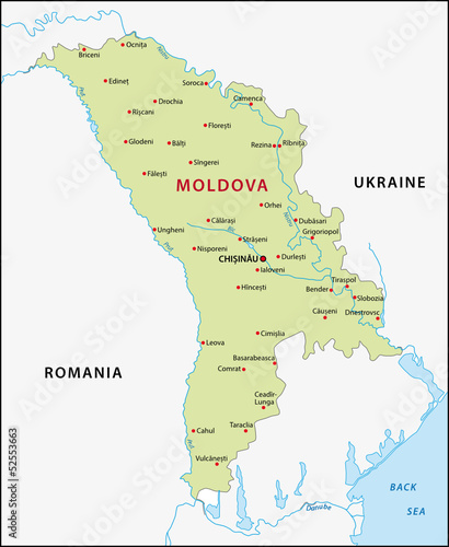 Moldova map