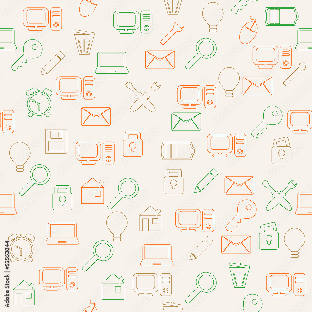 Computer seamless pattern Computer seamless pattern