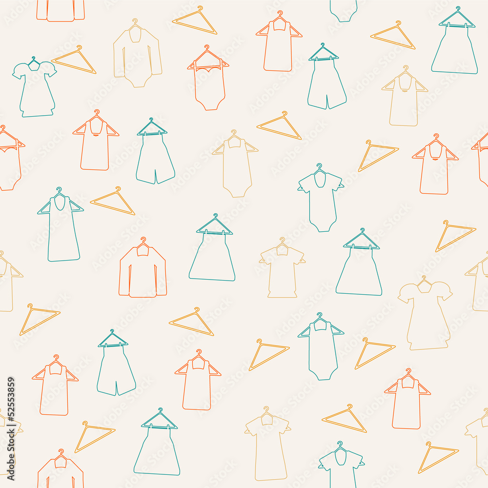 Cloth seamless pattern Cloth seamless pattern