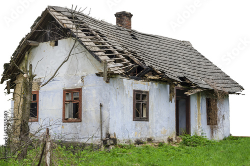 Abandoned House Isolated