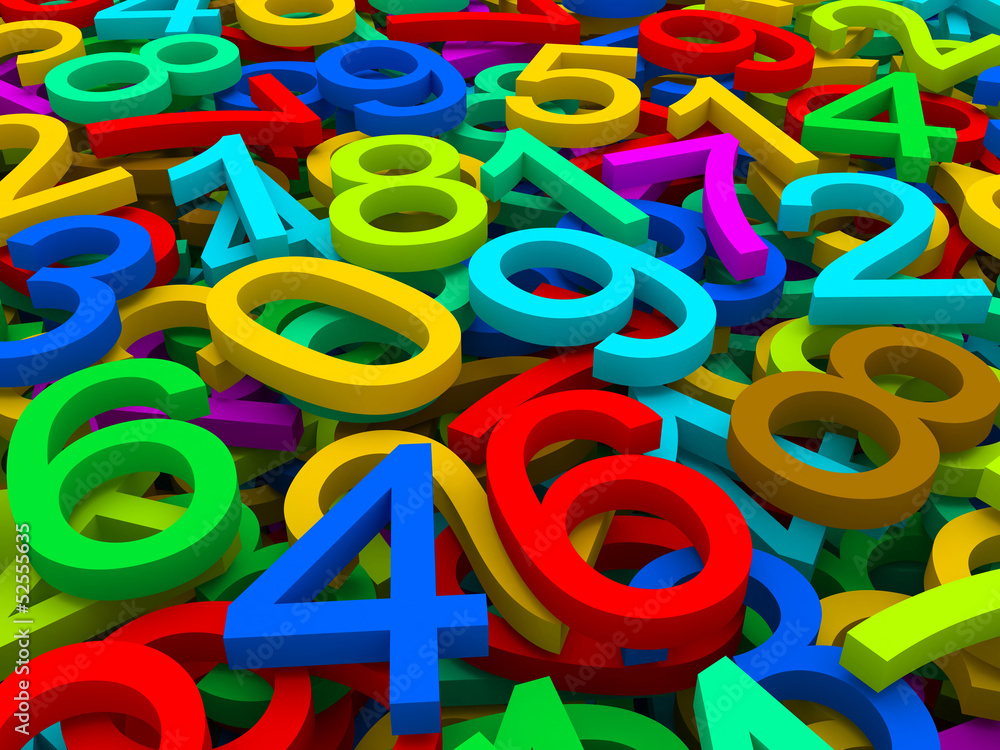 Background of numbers Background of numbers
