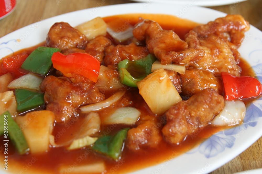 Pork sweet and sour Pork sweet and sour