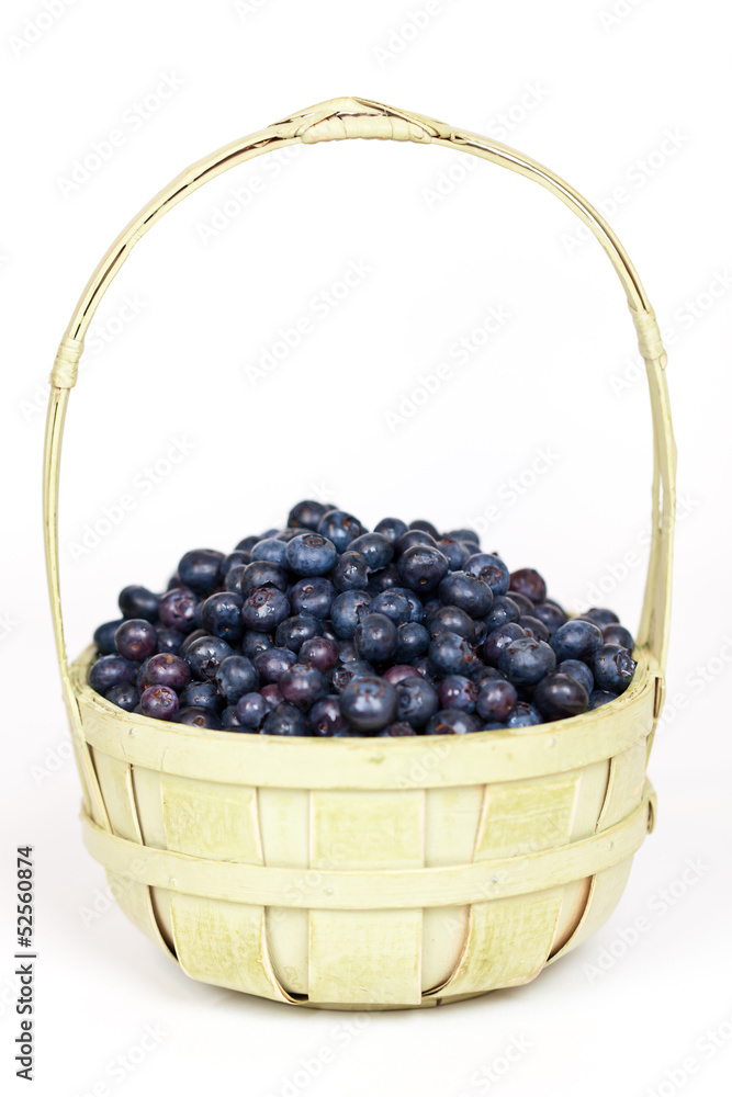 Blueberries in a basket Blueberries in a basket