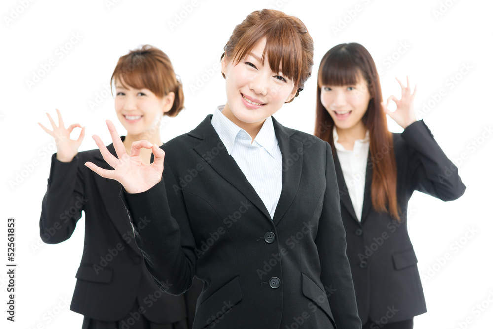 Beautiful asian businesswomen isolated on white background Beautiful asian businesswomen isolated on white background