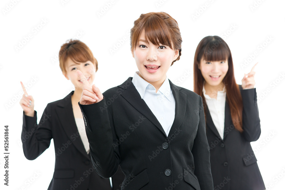 Beautiful asian businesswomen isolated on white background Beautiful asian businesswomen isolated on white background