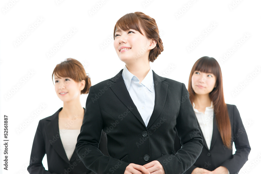 Beautiful asian businesswomen isolated on white background Beautiful asian businesswomen isolated on white background