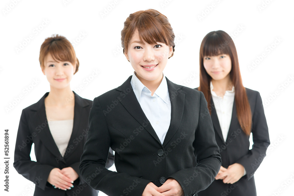 Beautiful asian businesswomen isolated on white background Beautiful asian businesswomen isolated on white background