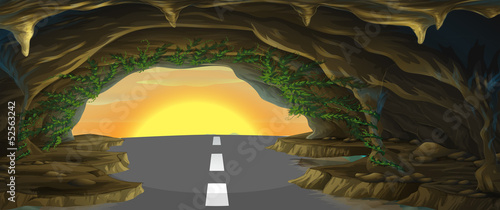 A tavern with a road