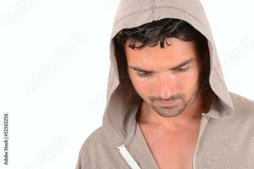 Man in Hoodie