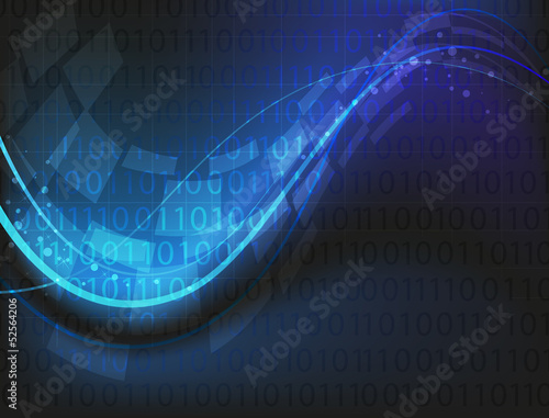 Binary code background