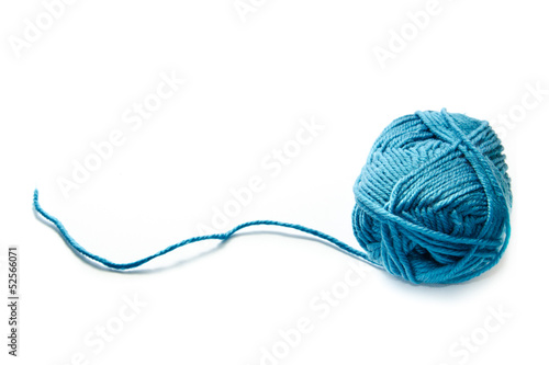 Obraz na płótnie blue yarn w salonie