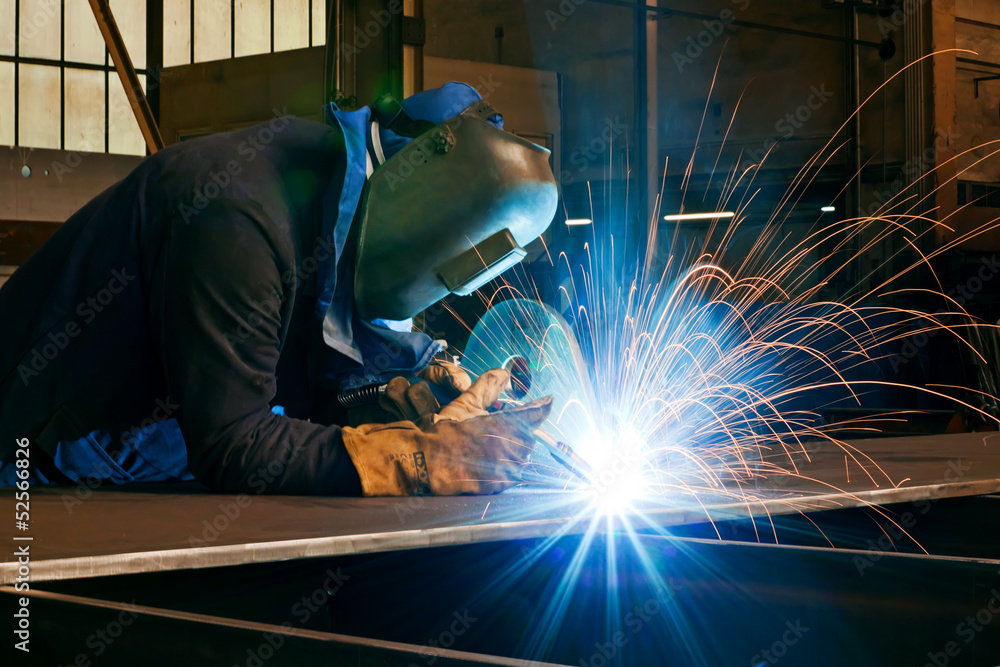 welder at work welder at work