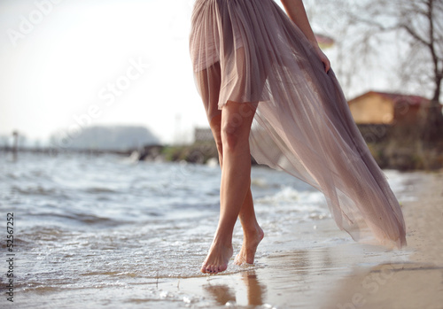 beine am strand