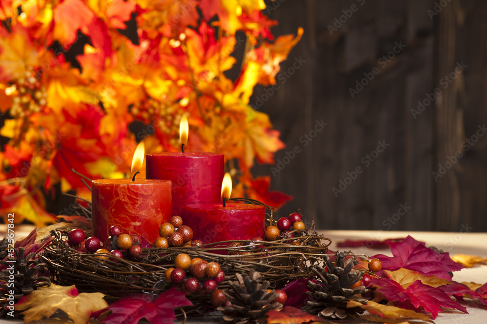 Autumn candles Autumn candles