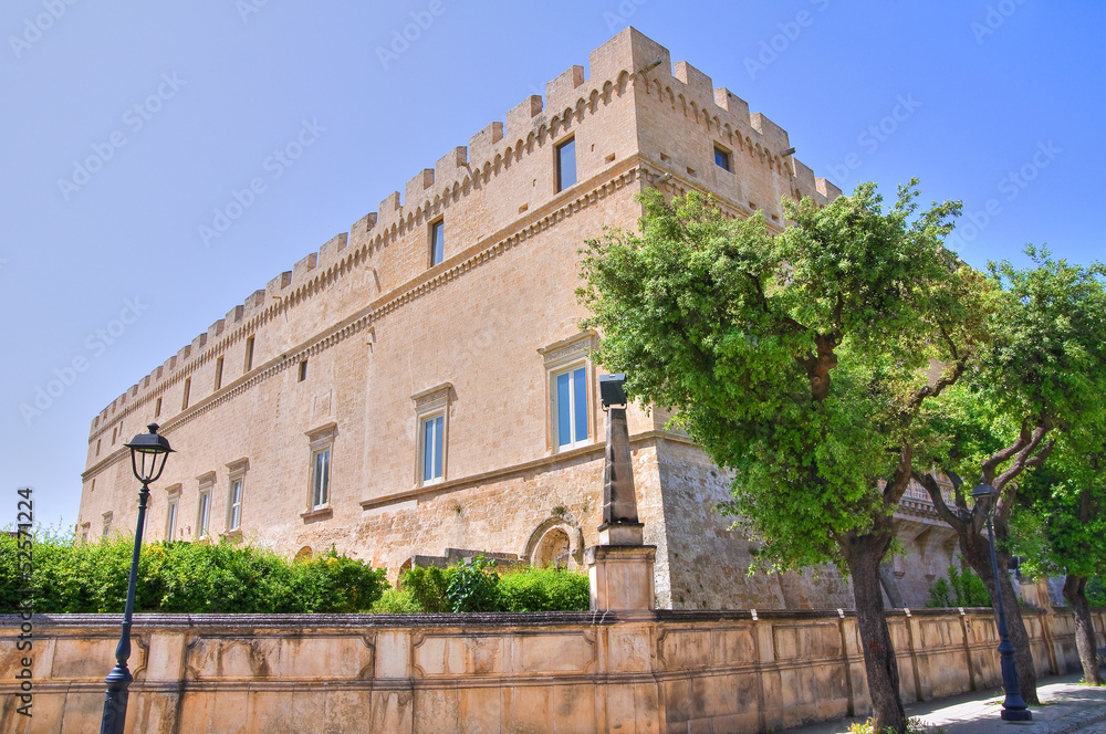 Imperiali castle. Francavilla Fontana. Puglia. Italy.