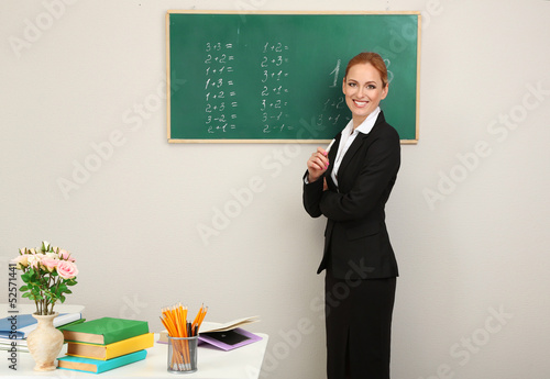 Portrait of teacher woman n...