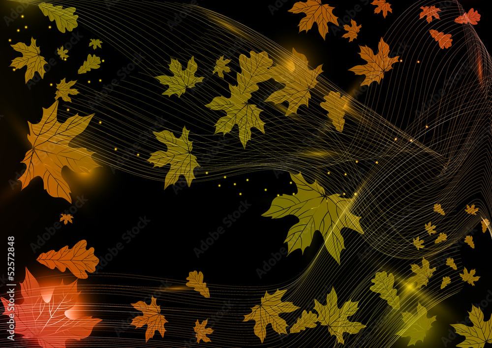 Abstract autumn background.