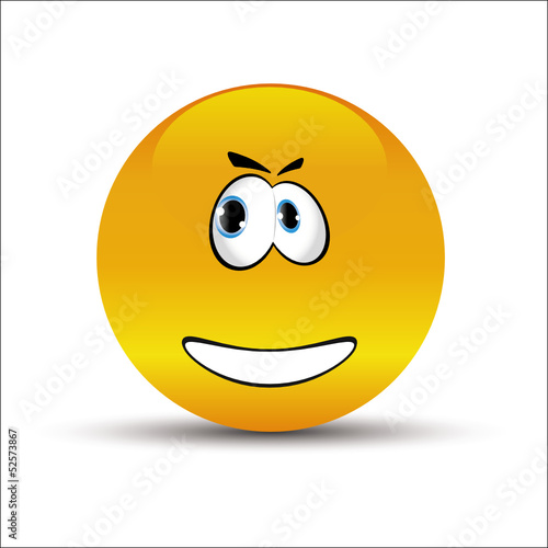 Smiley - regard de côté