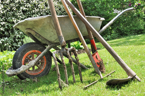 outils de jardinage