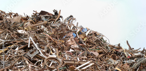 Obraz na plátně scrap metal processing industry