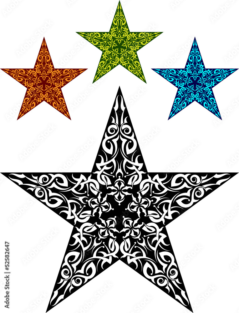Obraz premium Tattoo Star