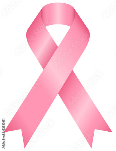 Breast Cancer Rose Ribbon
