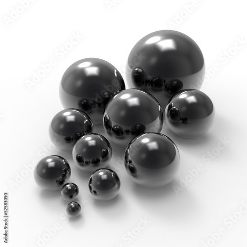 Abstract background with sphere isolated